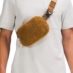 Lululemon Athletica Brown Sherpa Crossbody Bag